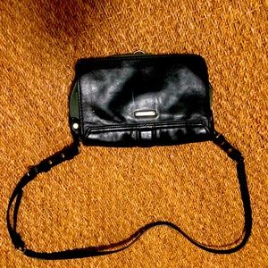 Dark green Rebecca Minkoff crossbody purse